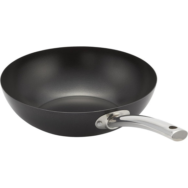 Judge Essentials Stir Fry Wok, 28cm Non Stick & Carbon Steel Pan